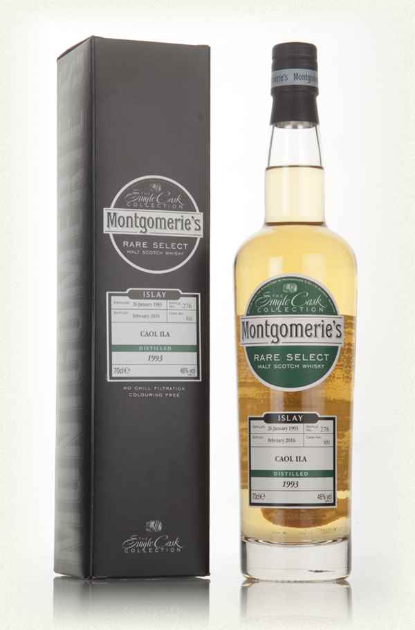Caol Ila 23 Year Old 1993 (cask 631) -  Rare Select (Montgomerie's) Whisky | 700ML