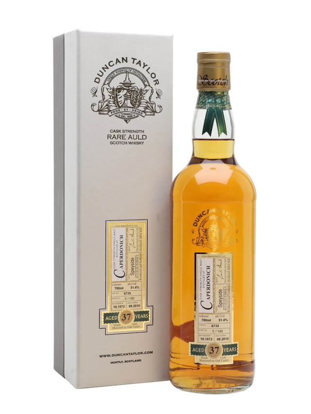Caperdonich 37 Year Old (D.1972 B.2010) Rare Auld Duncan Taylor Scotch Whisky | 700ML at CaskCartel.com
