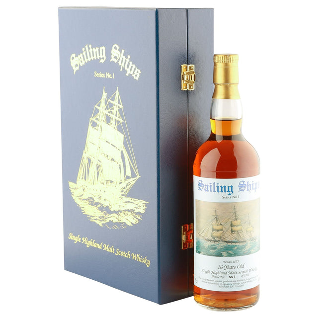 Caperdonich 16 Year Old (D.1972, B.1988) Sailing Ships Signatory Vintage Scotch Whisky at CaskCartel.com