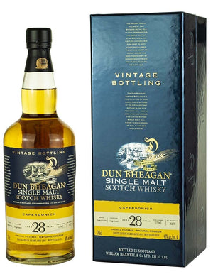 Caperdonich 28 Year Old (D.1991, B.2019) Dun Bheagan Scotch Whisky | 700ML at CaskCartel.com
