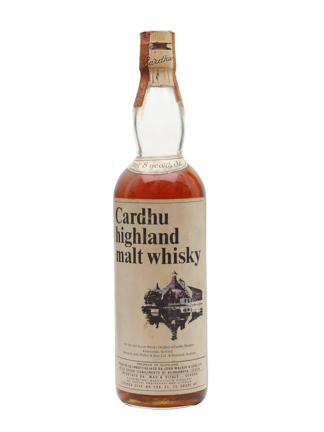 Cardhu 8 Year Old Bot.1970s Speyside Single Malt Scotch Whisky | 700ML at CaskCartel.com