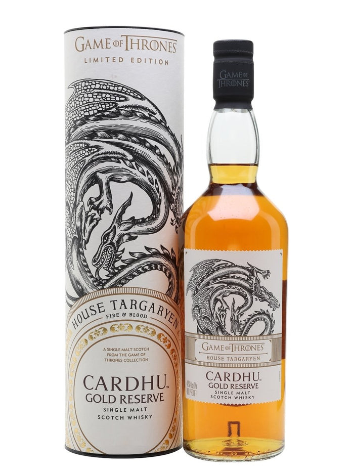 Cardhu Gold Reserve Game of Thrones House Targaryen Speyside Single Malt Scotch Whisky | 700ML