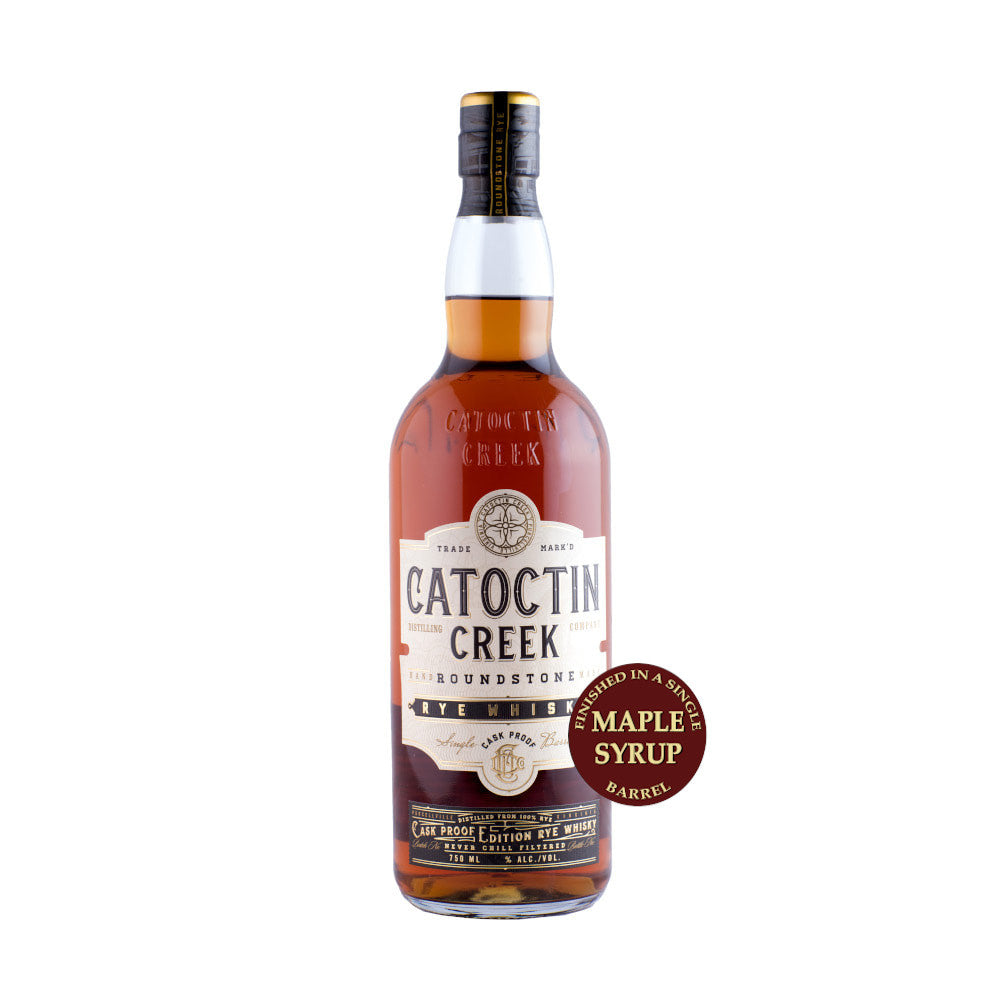 Catoctin Creek Roundstone "Maple Finished Cask Proof" Rye Whiskey