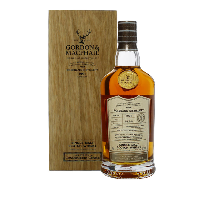 Rosebank Connoisseurs Choice Single Cask #2122 1991 31 Year Old Whisky | 700ML at CaskCartel.com