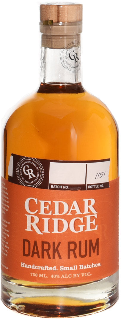Cedar Ridge Dark Rum