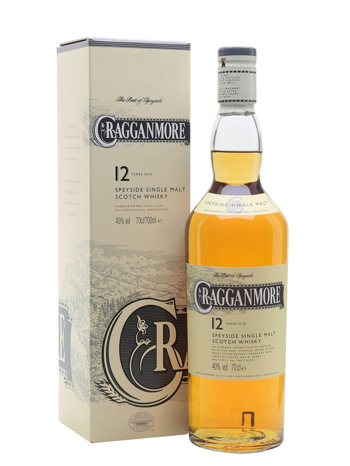 Cragganmore 12 Year Old Speyside Single Malt Scotch Whisky | 700ML