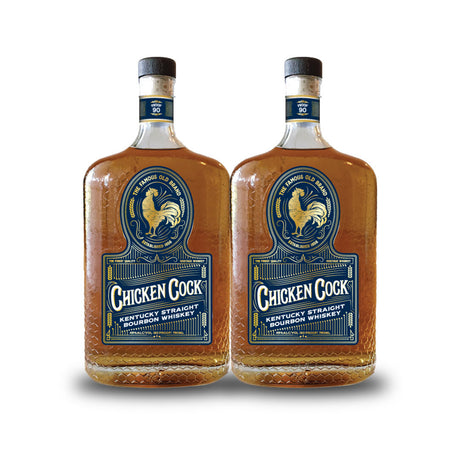 Chicken Cock Kentucky Straight Bourbon (2) Bottle Bundle at CaskCartel.com