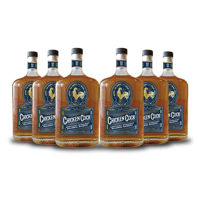 Chicken Cock Kentucky Straight Bourbon (6) Bottle Bundle at CaskCartel.com