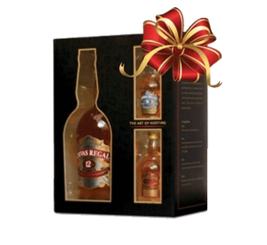 Chivas Regal 12 Year Scotch Whisky Gift Set with Miniatures - CaskCartel.com