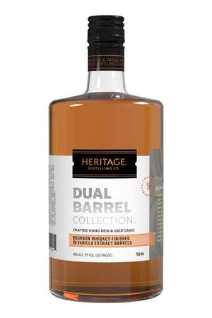 Heritage Distilling Co. Dual Barrel Finished in Vanilla Extract Barrels Bourbon Whiskey - CaskCartel.com
