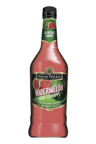 Hiram Walker Watermelon Sour Schnapps Liqueur