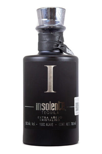 Insolente Extra Anejo Cristalino (Black Bottle) Tequila