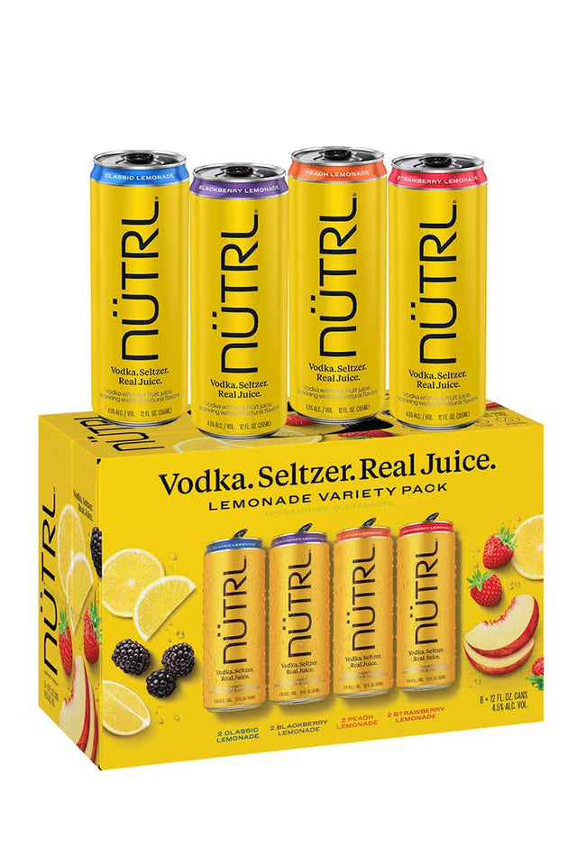 Nutrl Lemonade Seltzer Variety Cocktail | 8x355ML at CaskCartel.com