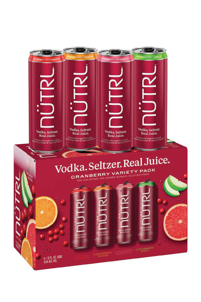 [BUY] Nutrl Cranberry Vodka Seltzer Cocktail 8x355ML at