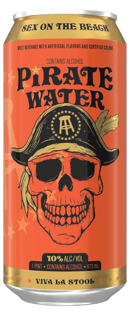 Pirate Water Sex on The Beach Cocktail | 473ML at CaskCartel.com