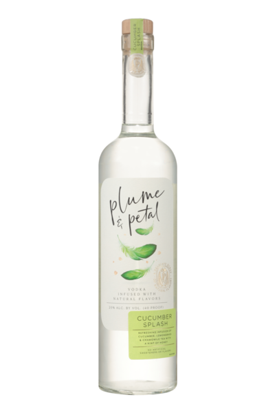 Plume & Petal Cucumber Splash Vodka at CaskCartel.com
