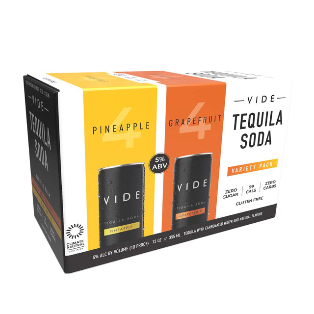Vide Tequila Soda Variety Cocktail | 8x355ML at CaskCartel.com
