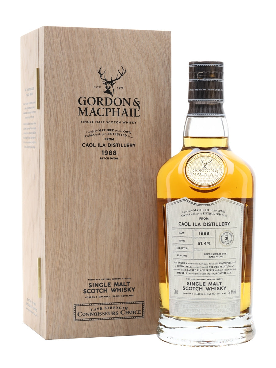 Caol Ila 1988 31 Year Old Sherry Cask Gordon & MacPhail Islay Single Malt Scotch Whisky | 700ML at CaskCartel.com