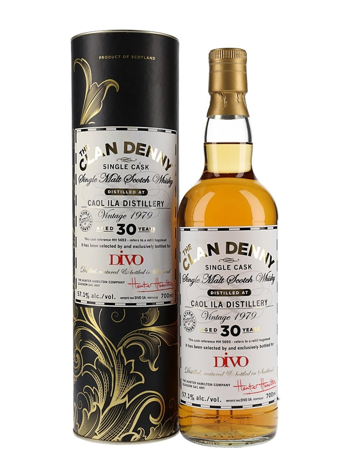 Caol Ila 1979 30 Year Old Clan Denny Islay Single Malt Scotch Whisky | 700ML