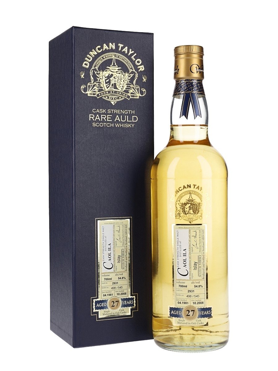 Caol Ila 1981 27 Year Old Duncan Taylor Islay Single Malt Scotch Whisky | 700ML at CaskCartel.com