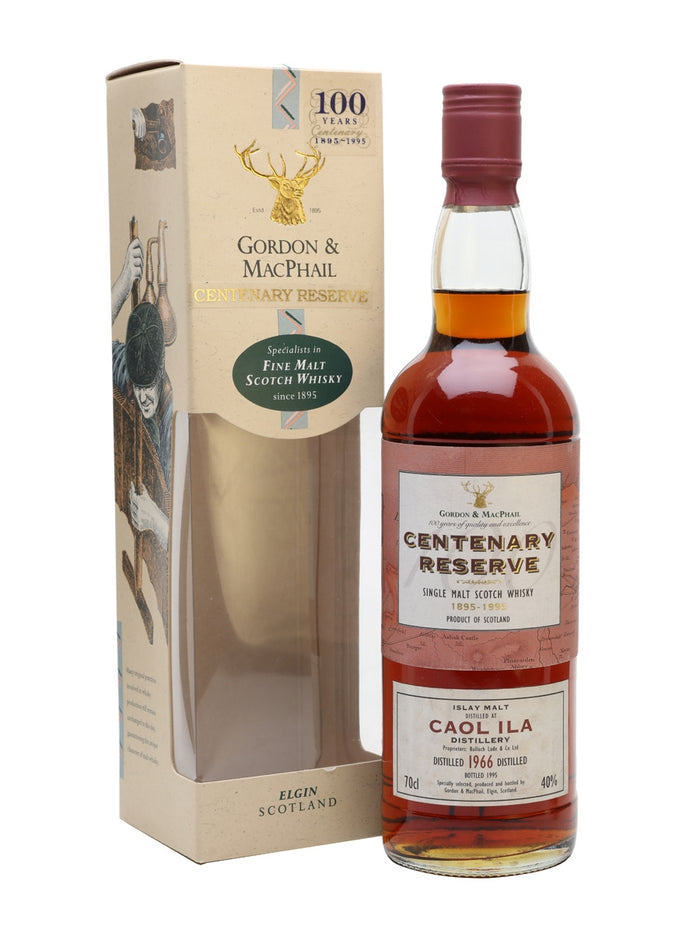 Caol Ila 1966 29 Year Old Sherry Cask Centenary Reserve Islay Single Malt Scotch Whisky | 700ML