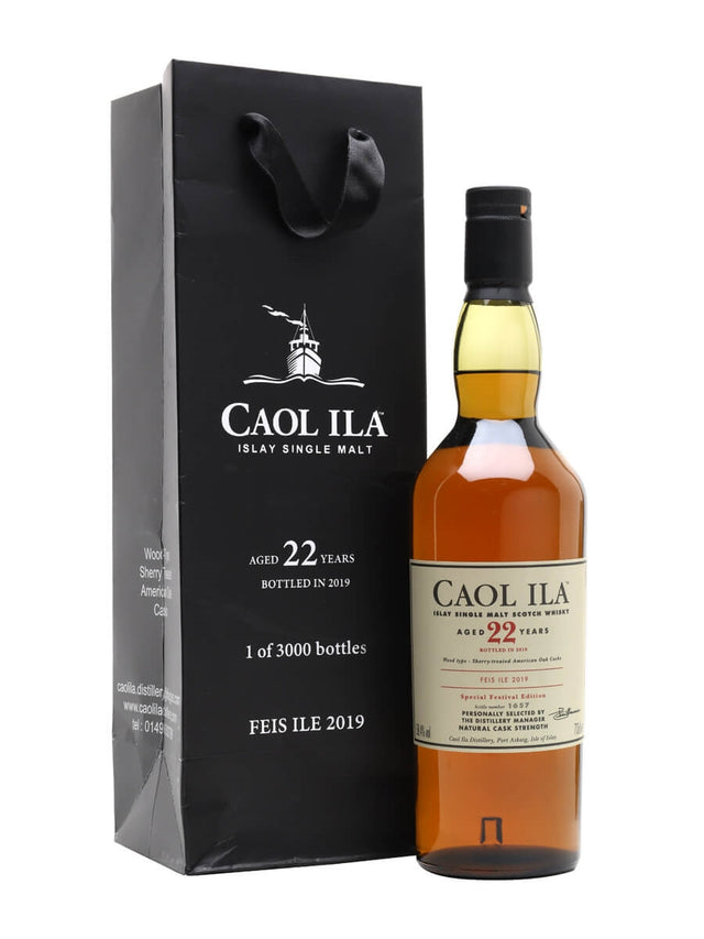Caol Ila 22 Year Old - Feis lle 2019 Islay Single Malt Scotch Whisky | 700ML at CaskCartel.com