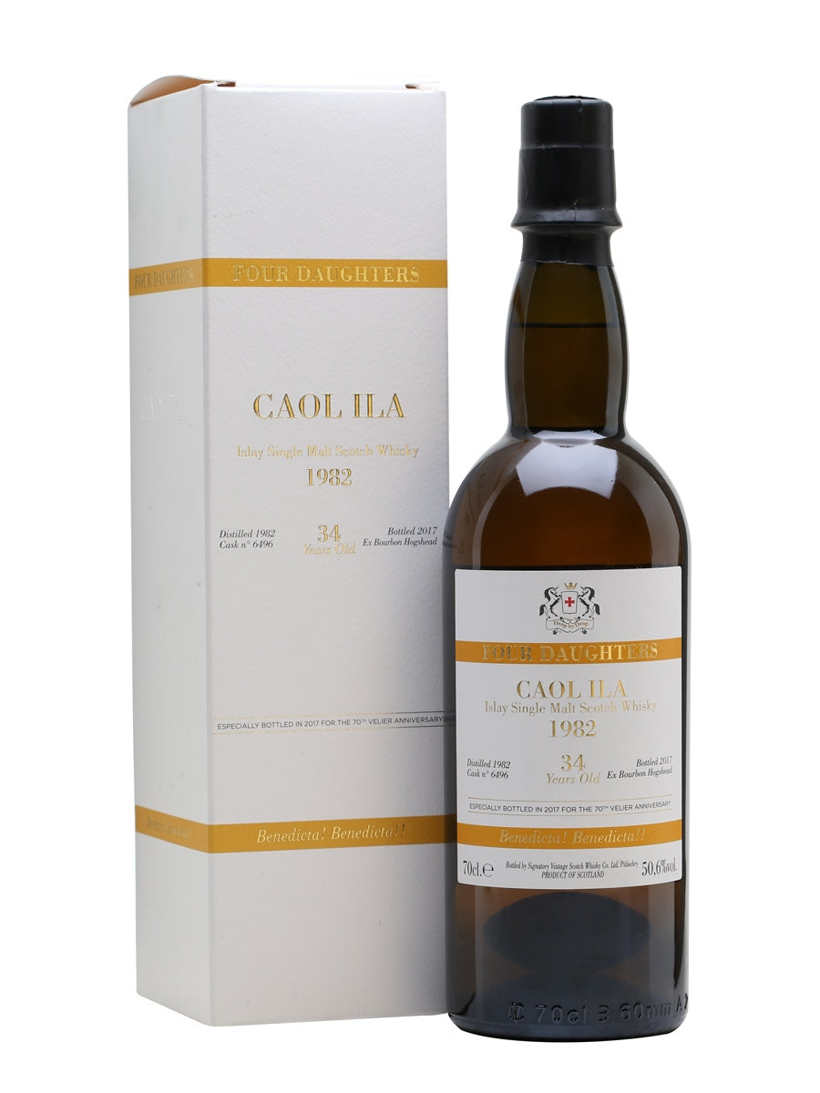 Caol Ila 1982 34 Year Old Four Daughters 70ans Velier Islay Single Malt Scotch Whisky | 700ML at CaskCartel.com