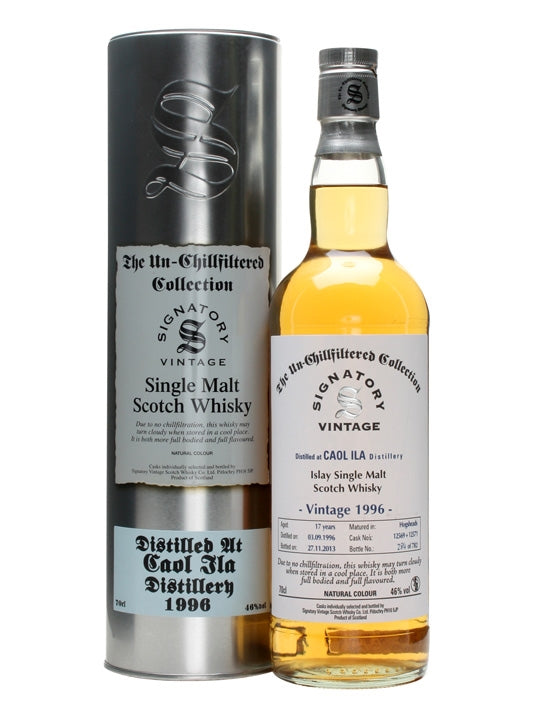 Caol Ila 1996 17 Year Old Single Malt (Signatory Bottling) Scotch Whisky at CaskCartel.com