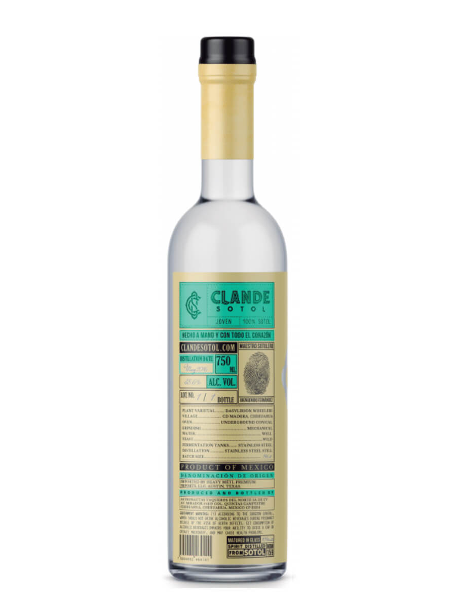 Clande Sotol Green Label Bienvenido Fernandez Mezcal at CaskCartel.com
