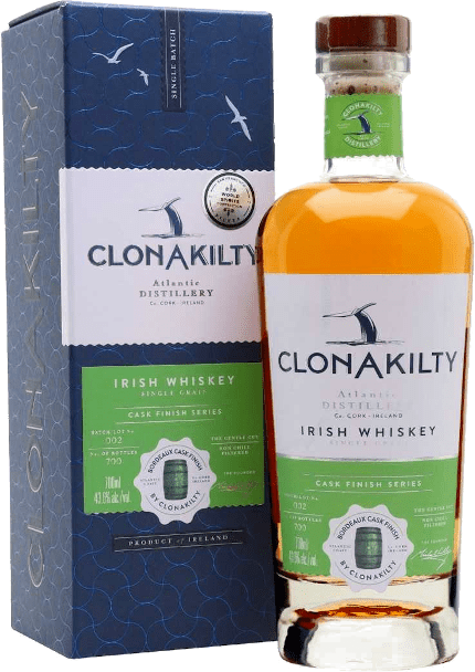 Clonakilty Single Grain Bordeaux Finish Irish Whiskey