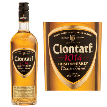 Clontarf Irish 1014 Black Label Whiskey