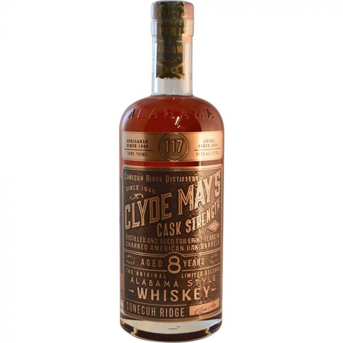 Clyde May's Cask Strength 8 Year Old Alabama Style Whiskey