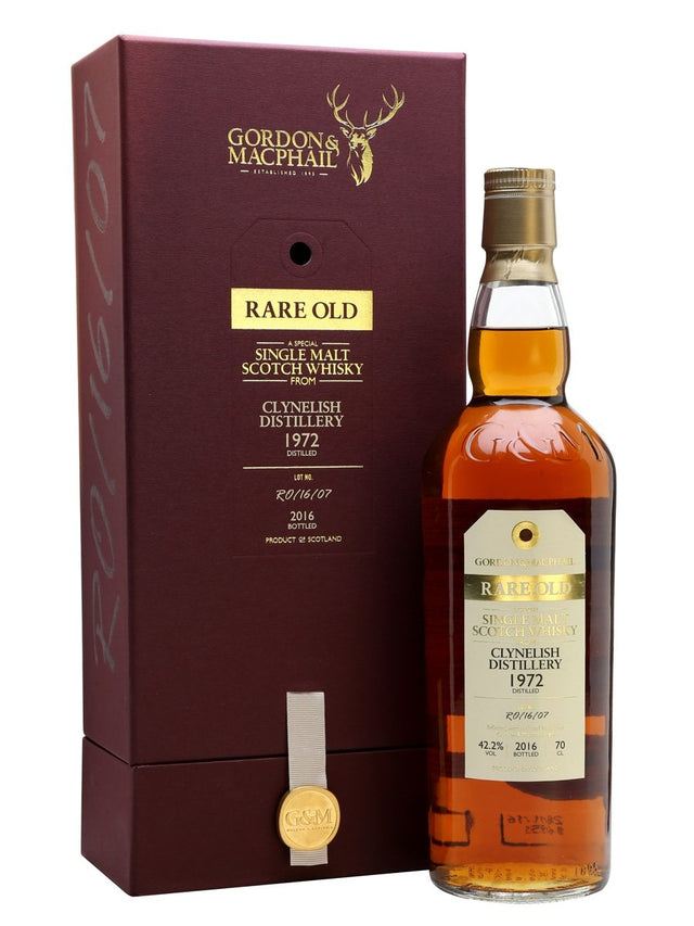 Clynelish 1972 44 Year Old Rare Old Gordon & Macphail Highland Single Malt Scotch Whisky | 700ML at CaskCartel.com