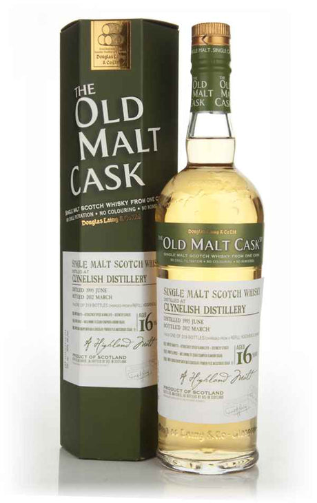 Clynelish 16 Years Old 1995 - Old Malt Cask (Douglas Laing) Scotch Whisky | 700ML at CaskCartel.com