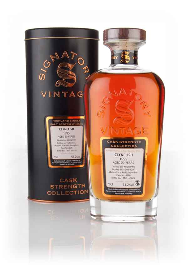 Clynelish 20 Year Old 1995 (cask 8686) - Cask Strength Collection (Signatory) Scotch Whisky | 700ML at CaskCartel.com