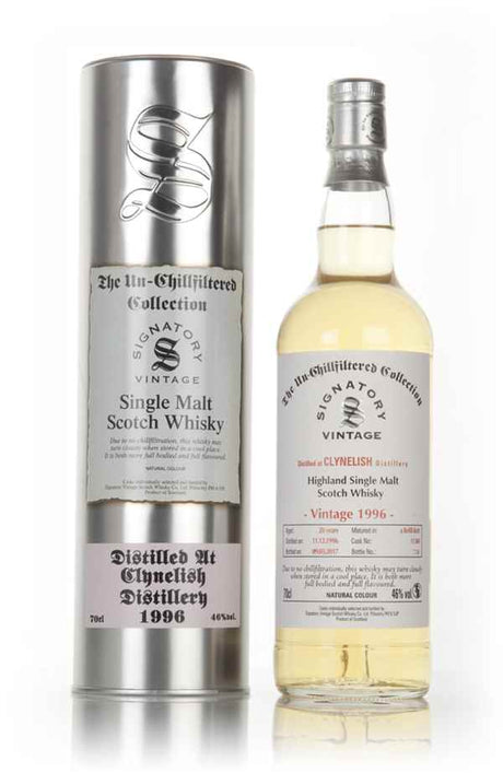 Clynelish 20 Year Old 1996 (casks 11380) - Un-Chillfiltered Collection (Signatory) Scotch Whisky | 700ML at CaskCartel.com