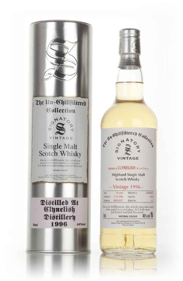 Clynelish 20 Year Old 1996 (casks 11380) - Un-Chillfiltered Collection (Signatory) Scotch Whisky | 700ML at CaskCartel.com