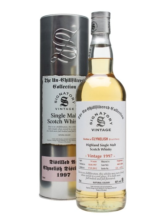 Clynelish 14 Year Old Single Malt (Signatory Bottling) Scotch Whisky