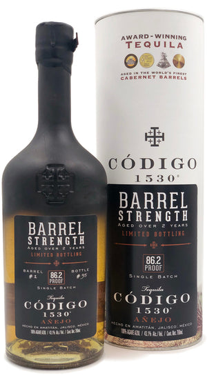 Codigo 1530 Barrel Strength (Single batch) Anejo Tequila at CaskCartel.com