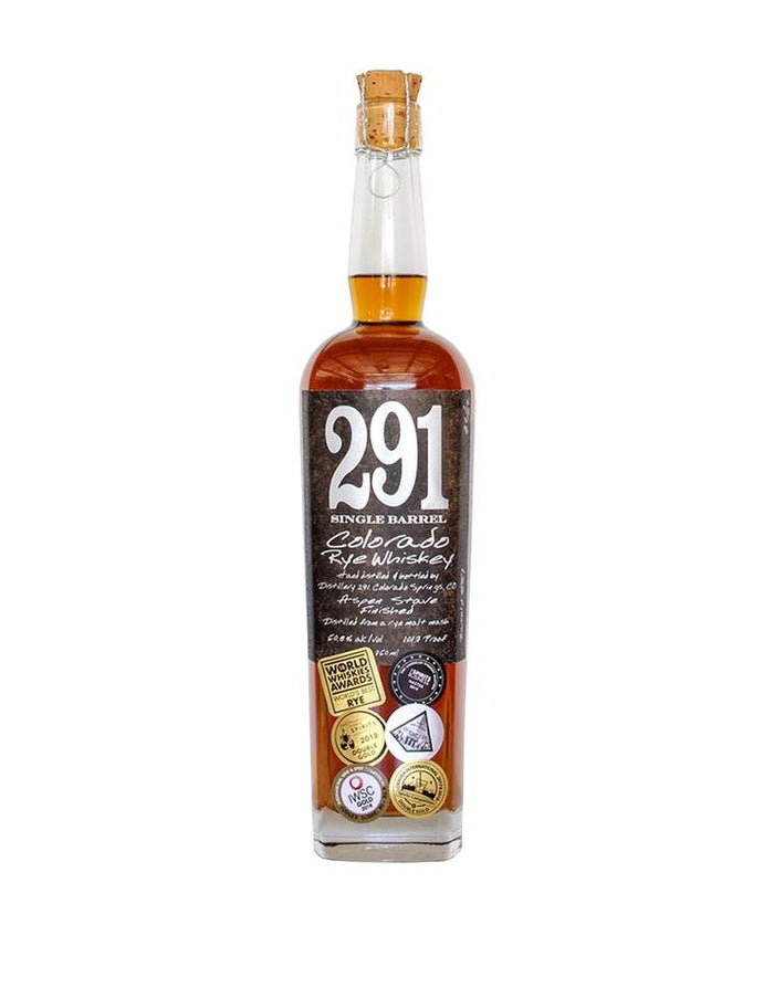 291 Single Barrel Colorado Rye Whiskey