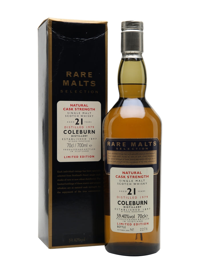 Coleburn 1979 21 Year Old Rare Malts Speyside Single Malt Scotch Whisky | 700ML