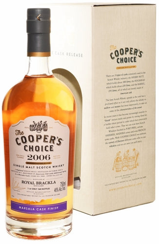 2006 The Cooper's Choice Royal Brackla Marsala Cask Single Malt Whisky