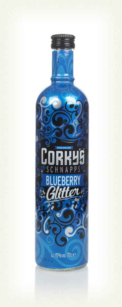 Corky's Blueberry Glitter Schnapps | 700ML