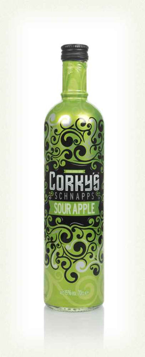 Corky's Sour Apple Schnapps | 700ML at CaskCartel.com