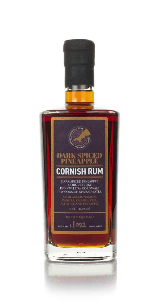 Cornish Rock Dark Spiced Pineapple Rum | 700ML