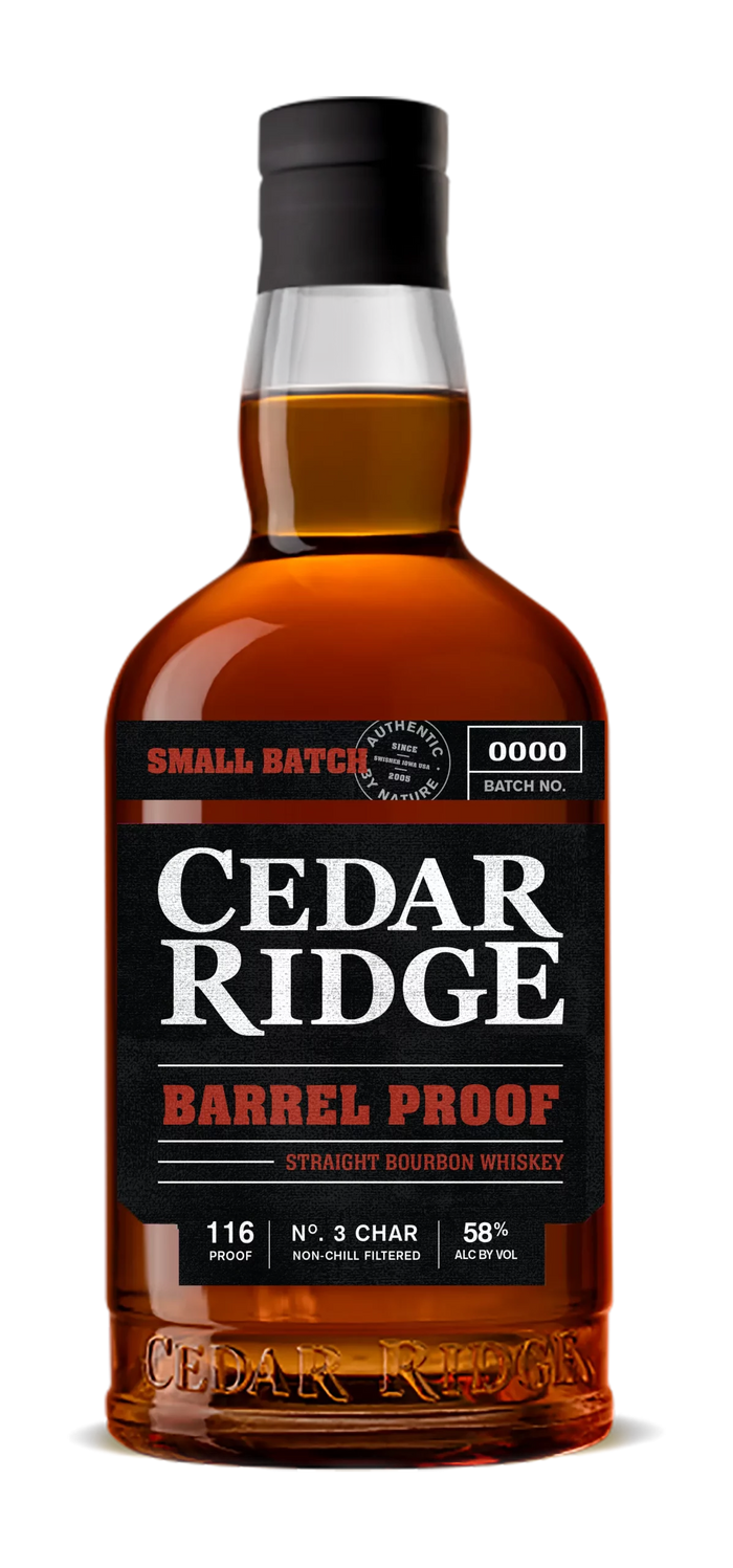 Cedar Ridge Bourbon Barrel Proof Whiskey