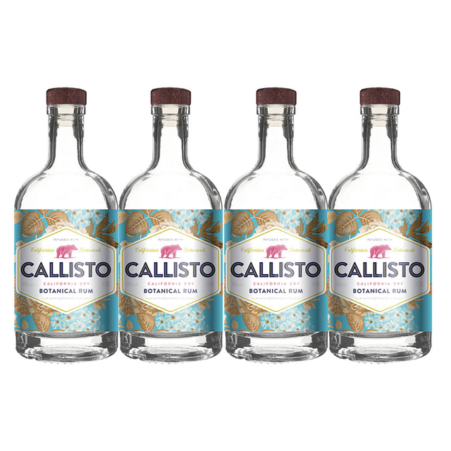 Callisto Californian Dry Botanical Rum (4) Bottle Bundle at CaskCartel.com