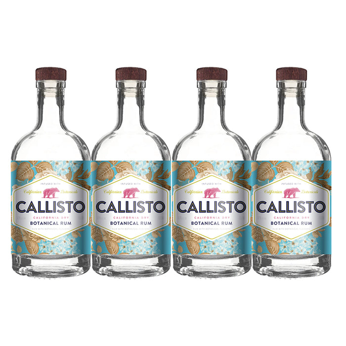 Callisto Californian Dry Botanical Rum (4) Bottle Bundle