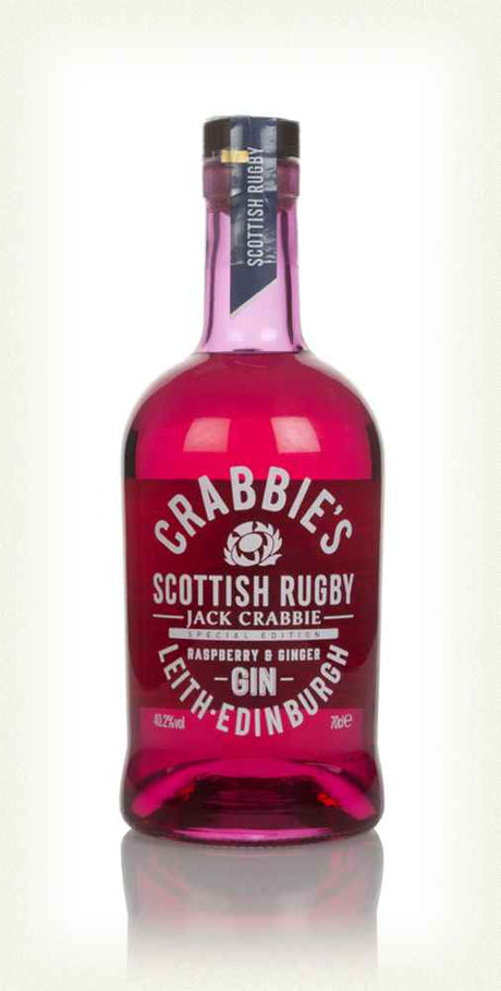 [BUY] Crabbie's Scottish Rugby Raspberry & Ginger Gin | 700ML at CaskCartel.com