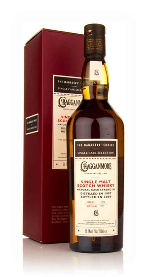 Cragganmore 1997 (B. 2009) The Manager's Choice Scotch Whisky | 700ML at CaskCartel.com